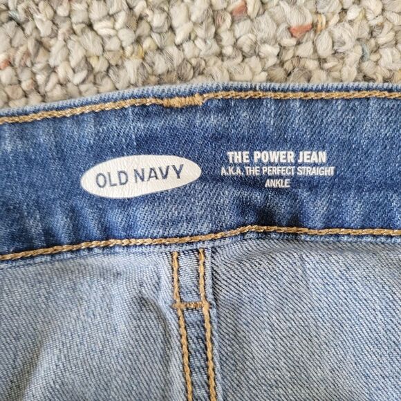Old Navy The Power Jean Straight Ankle Jeans Size 22 Short - Picture 4 of 5